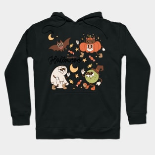 Retro Happy Halloween Hoodie